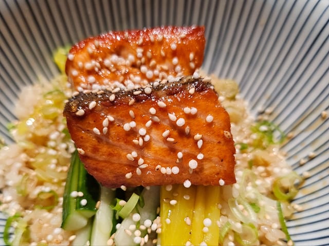 Salmon Donburi