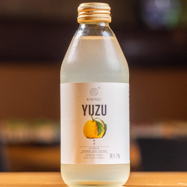 Yuzu Sparkling Juice.