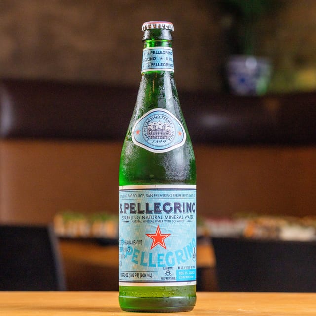 Pellegrino Sparkling Water.